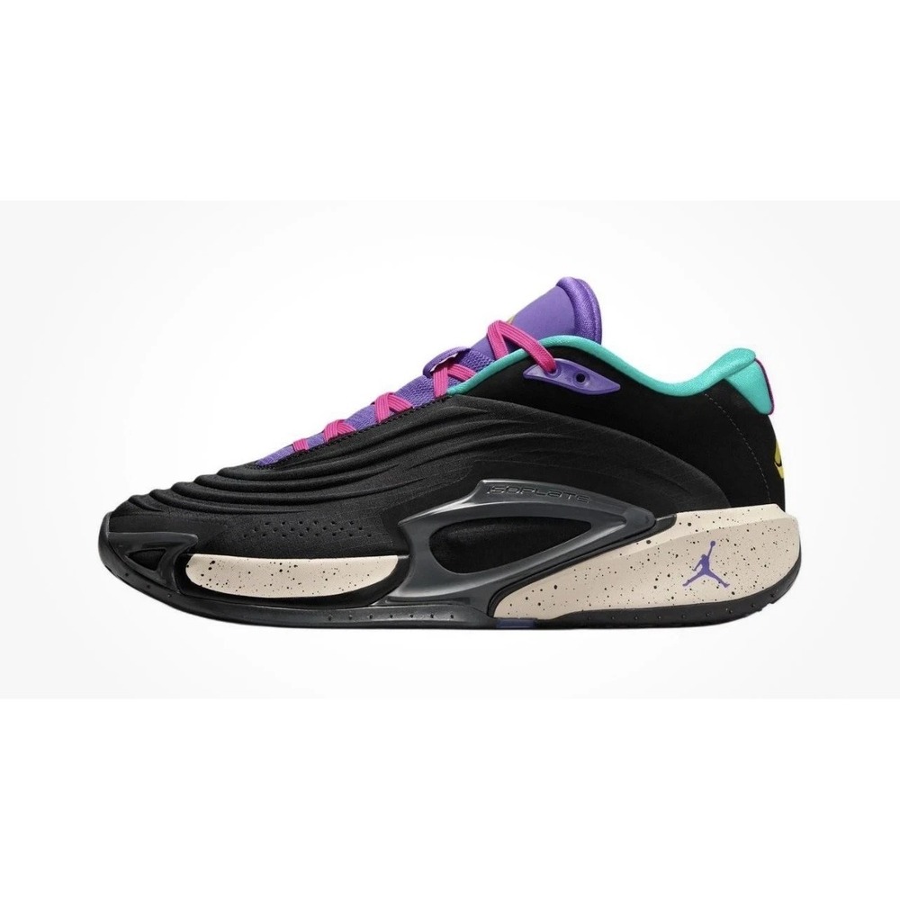 Jordan Luka 3 (GS) Big Kids Size 4.5Y Black Hyper Jade Pink Basketball Shoes NEW